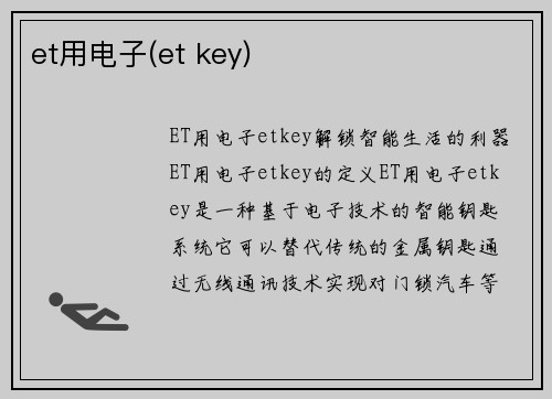 et用电子(et key)